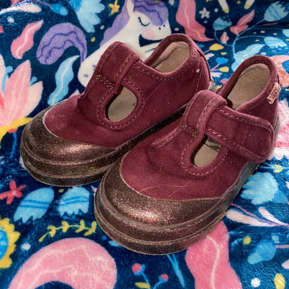 Maroon Mary Jane Vans